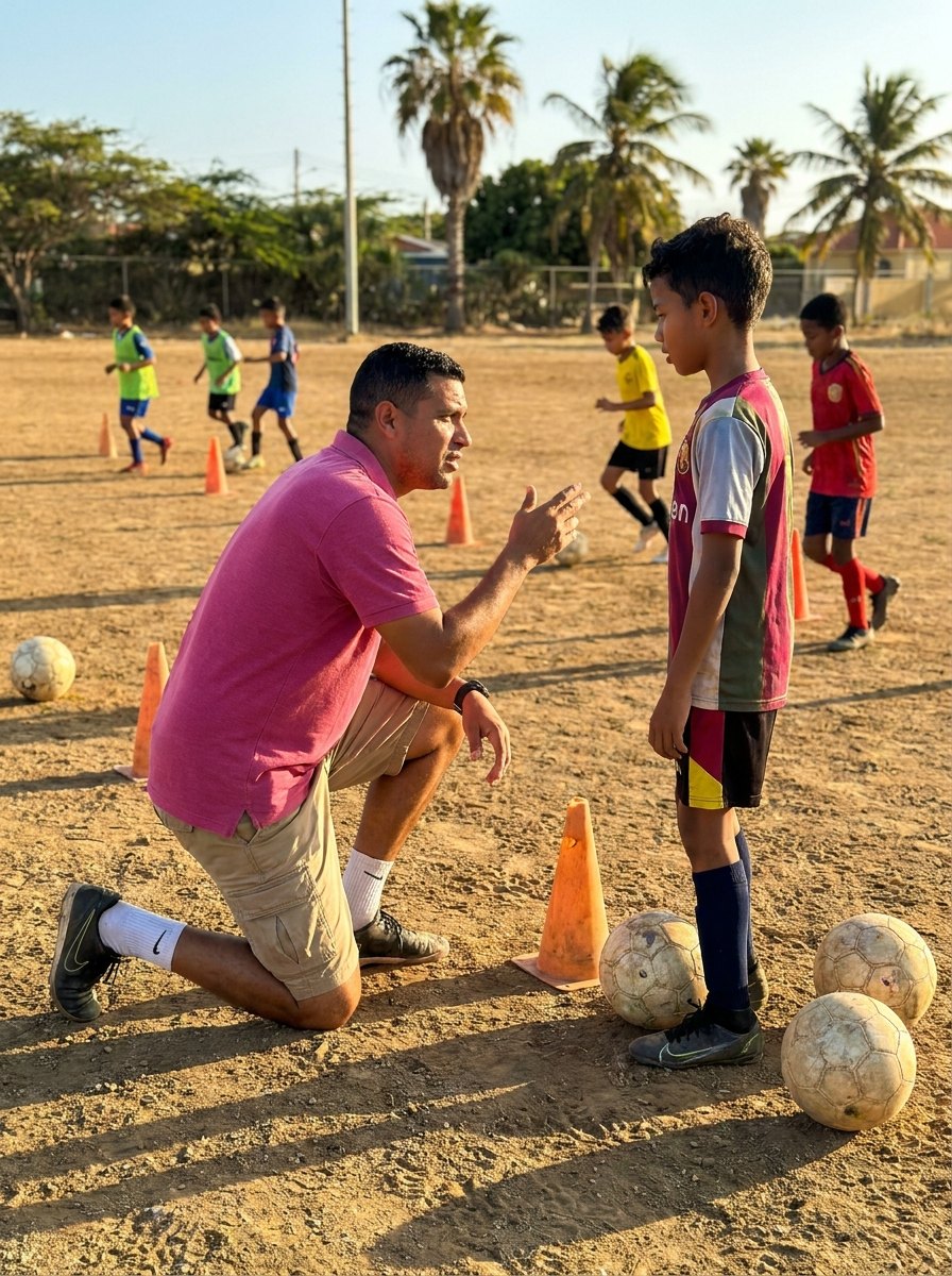 An RCS coach leading a session