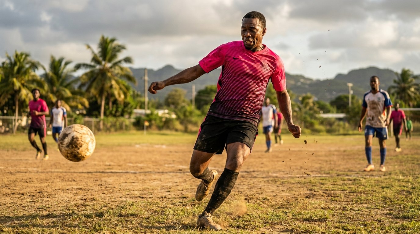 RCS senior players in action during a home match
